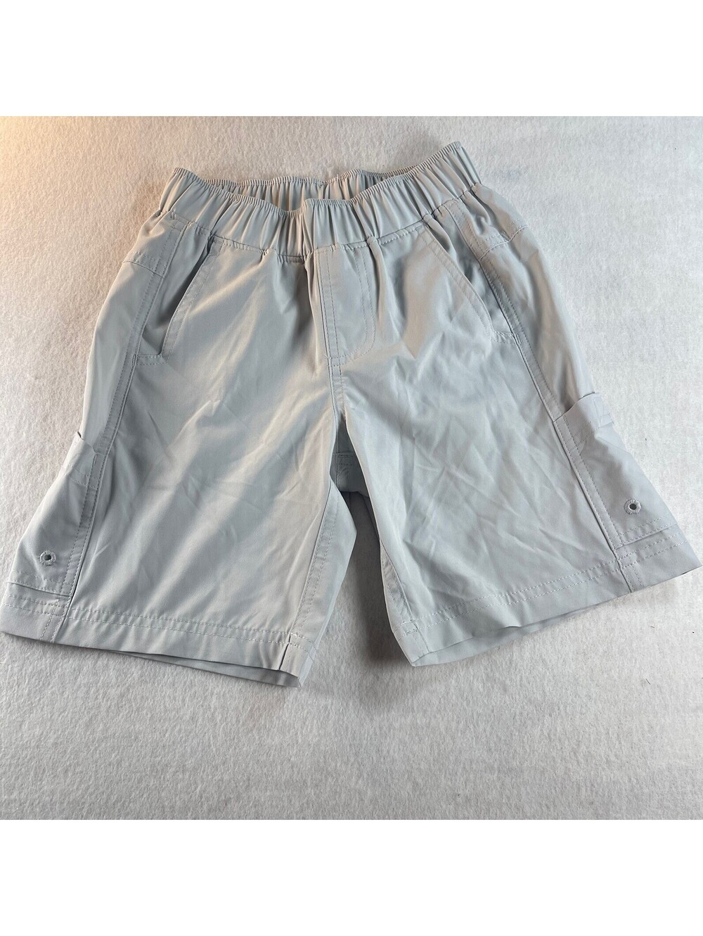 Magellan Shorts Kids XS 6/7 Grey Lake Fish Gear Water Repellent Fishing Sport